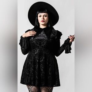 Killstar Carpe Noctem Collar Dress